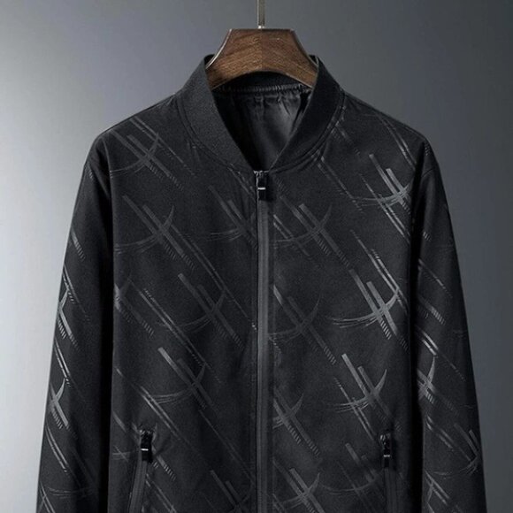 Casual Men's Bomber Jacket - Picture 1 of 7
